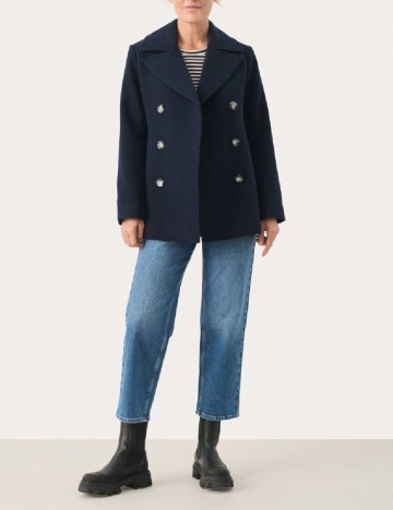 
						Palton Part Two, bleumarin