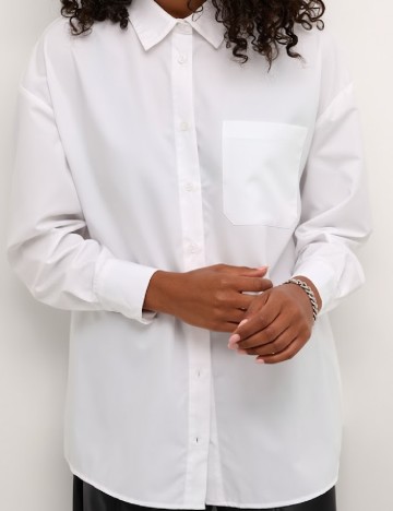 
						Camasa Oversize Kaffe, alb