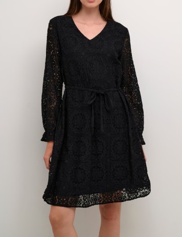 
						Rochie scurta Cream, negru