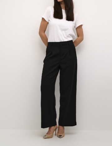 
						Pantaloni Kaffe, negru