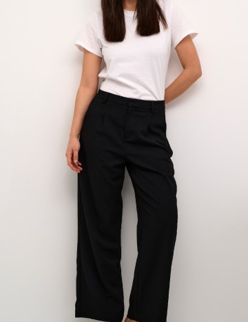 Pantaloni Kaffe, negru