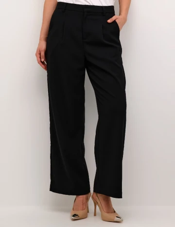 Pantaloni Kaffe, negru