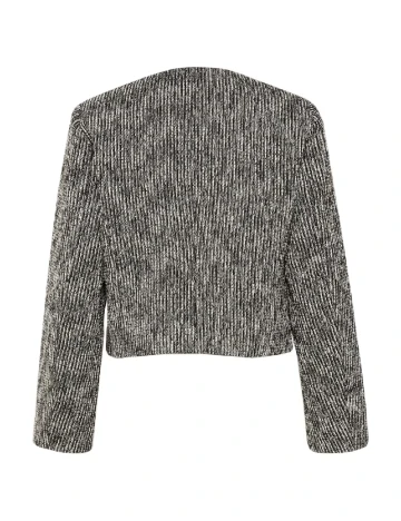 Sacou Kaffe, alb/negru Negru