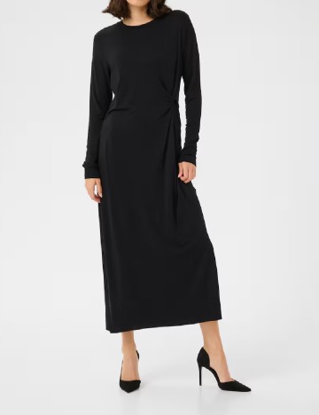 
						Rochie lunga Kaffe, negru