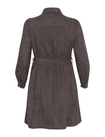 Rochie scurta Kaffe Curve, gri Gri