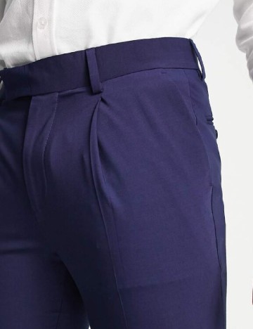 Pantaloni Noak, albastru