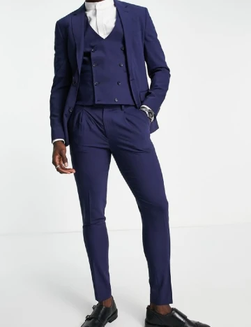 Pantaloni Noak, albastru Albastru