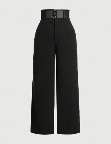 Pantaloni SHEIN CURVE, negru