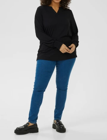 Bluza Kaffe Curve, negru