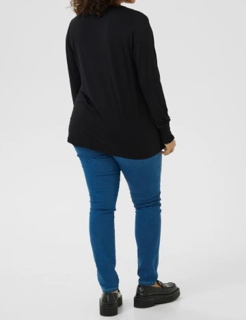 Bluza Kaffe Curve, negru