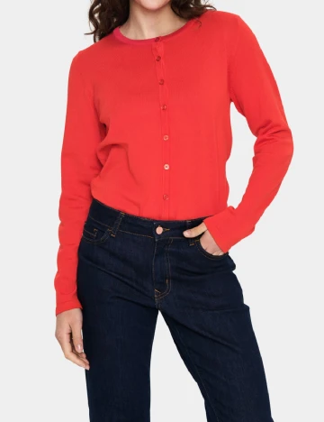 Cardigan Saint Tropez, rosu Rosu