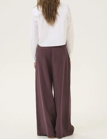Pantaloni My Essential Wardrobe, pruna