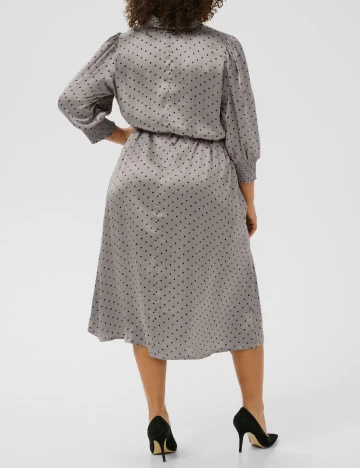 Rochie medie Kaffe Curve, gri Gri