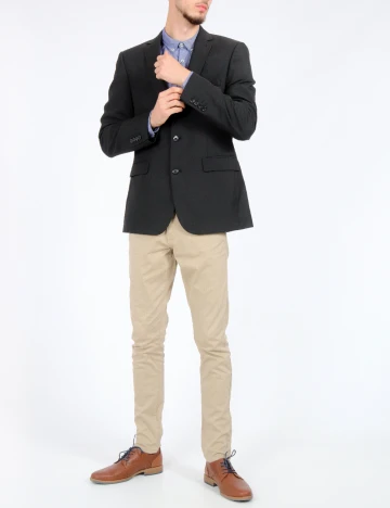 Sacou Harry Brown, negru Negru