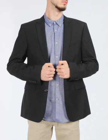 Sacou Harry Brown, negru Negru