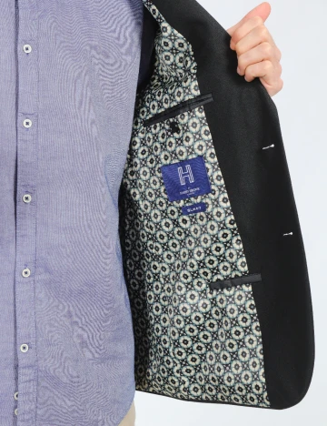 Sacou Harry Brown, negru Negru