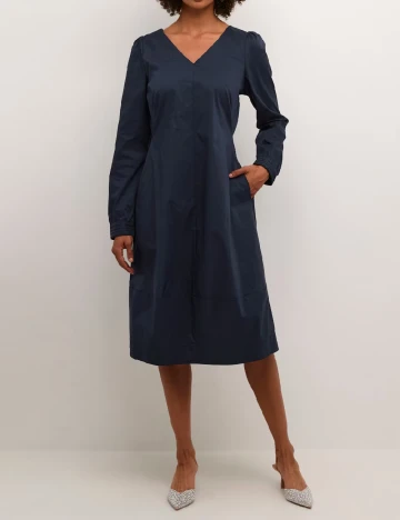 Rochie medie Culture, bleumarin