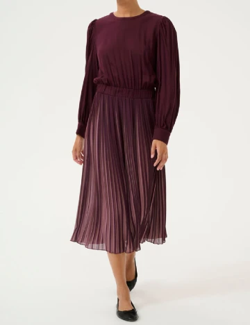 Rochie medie Culture, pruna