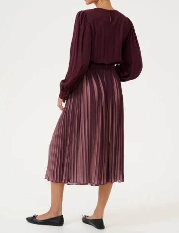 Rochie medie Culture, pruna