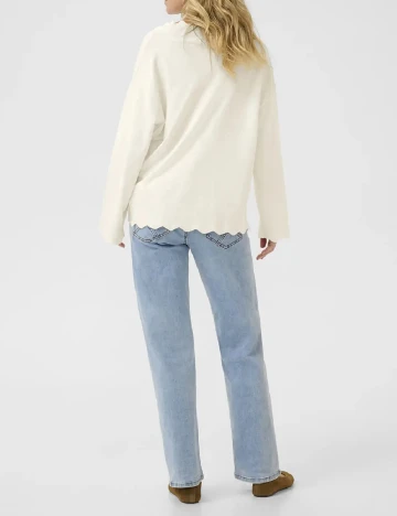 Bluza Cream, alb
