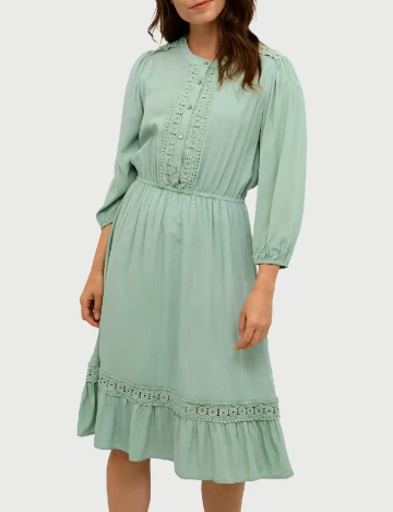 Rochie medie Kaffe, verde