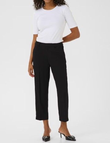 
						Pantaloni Kaffe, negru