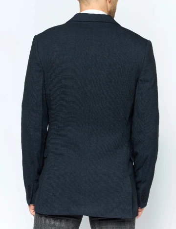 Sacou ASOS, albastru/negru Albastru