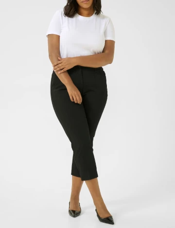 Pantaloni Kaffe Curve, negru