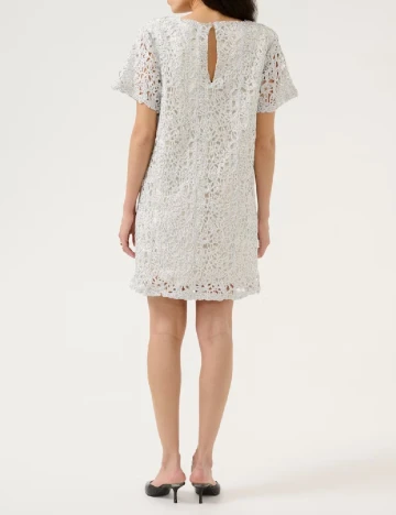 Rochie scurta Karen By Simonsen, argintiu