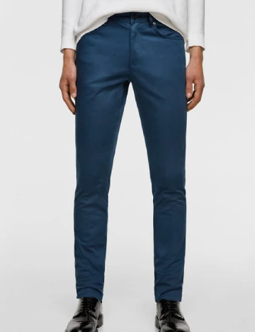 Pantaloni Zara, albastru Albastru