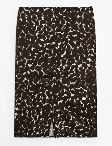 Fusta Massimo Dutti, animal print