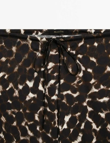 Fusta Massimo Dutti, animal print