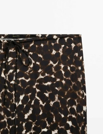 Fusta Massimo Dutti, animal print