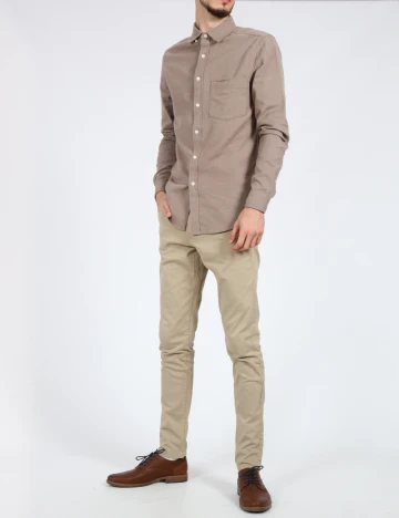 Pantaloni Zara, bej Crem