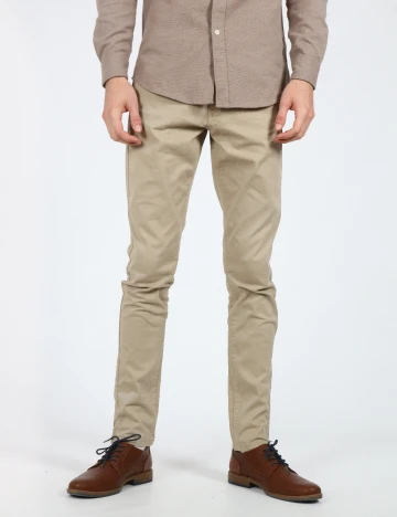 Pantaloni Zara, bej Crem