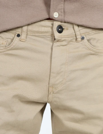 Pantaloni Zara, bej Crem