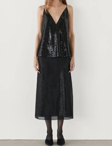 Maiou Massimo Dutti, negru Negru