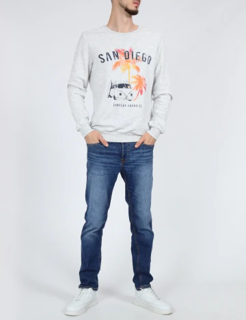 Bluza Bershka, gri Gri