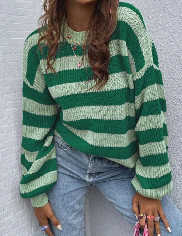 Pulover SHEIN, verde