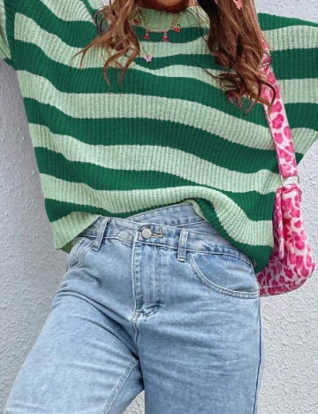 Pulover SHEIN, verde