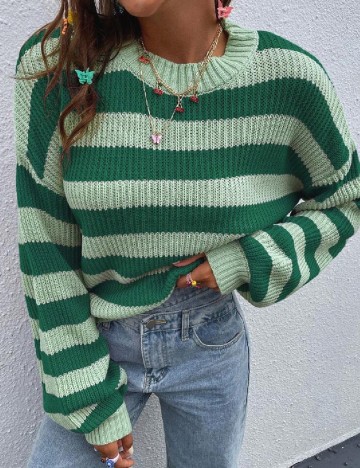 Pulover SHEIN, verde