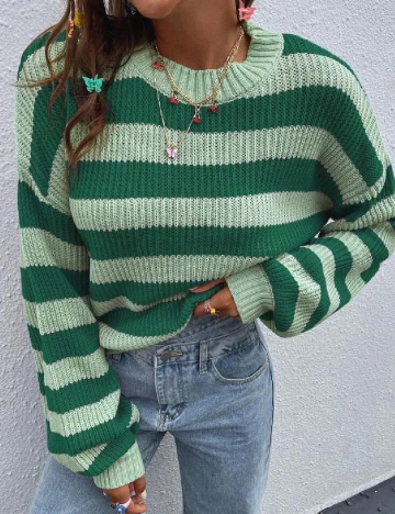 Pulover SHEIN, verde