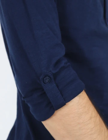 Bluza Bershka, bleumarin Albastru