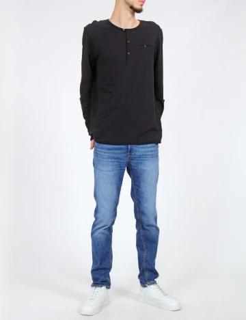 Bluza Bershka, negru Negru