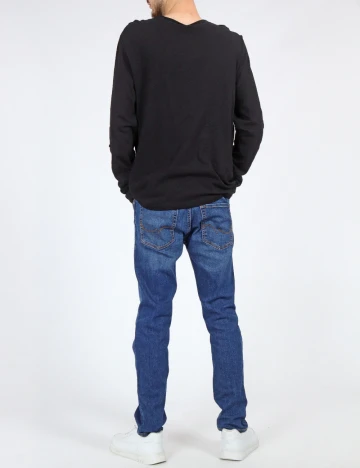 Bluza Bershka, negru Negru