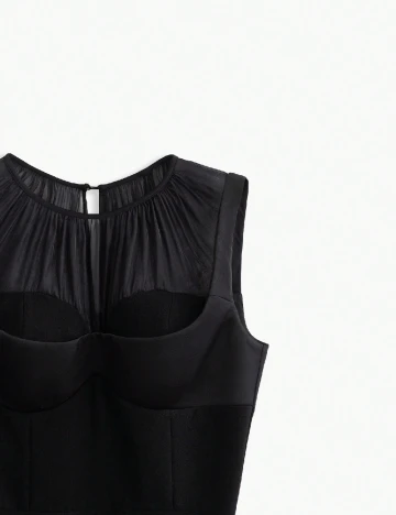 Rochie medie MOTF, negru