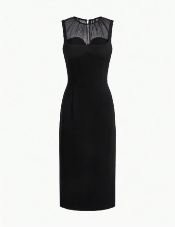 Rochie medie MOTF, negru
