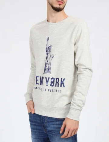 Bluza Bershka, gri Gri