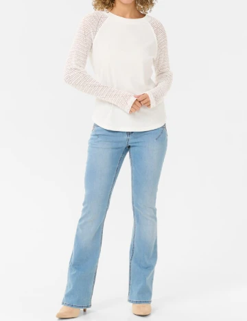 Bluza Cream, alb