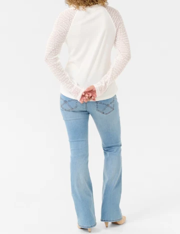 Bluza Cream, alb